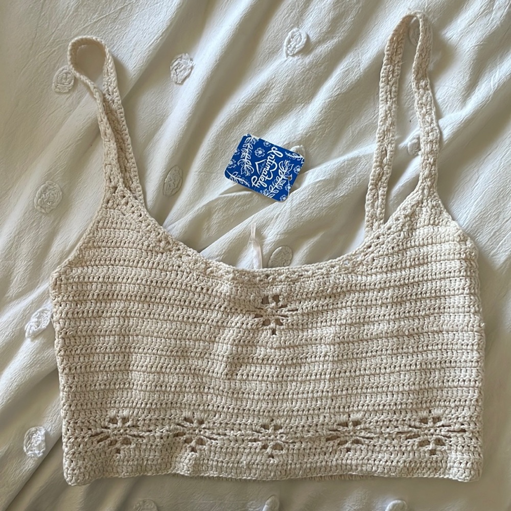 Free People Knit Cami Top, size M.